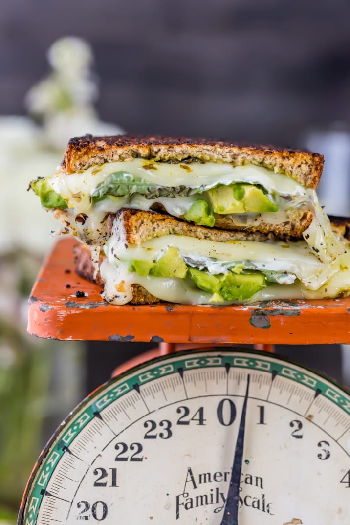 Green Goddess Grilled Cheese {The Cookie Rookie}